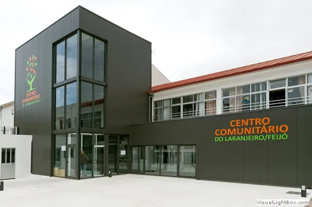 Entrada principal da sede do Centro Comunitário