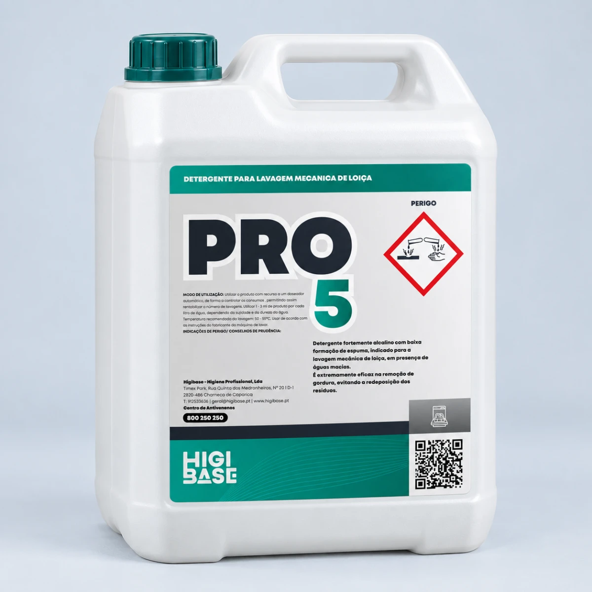 PRO 5 Detergente para Lavagem Mecânica de Loiça 10 L