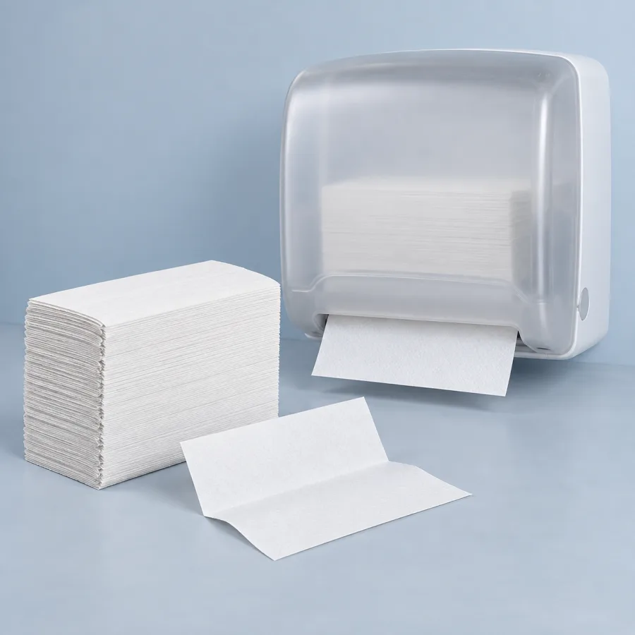 Toalha de Mão Zig Zag Tissue 2 Folhas 21 × 24 cm