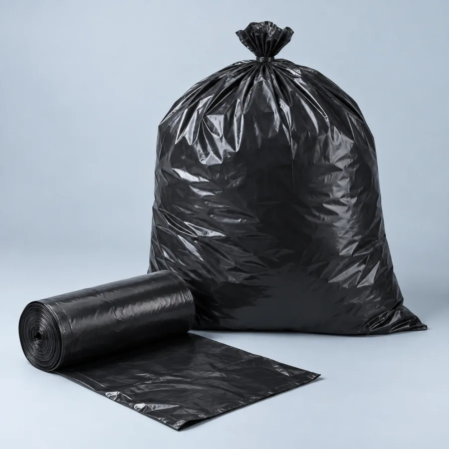 Saco do Lixo Preto 120 L 80 × 120 cm